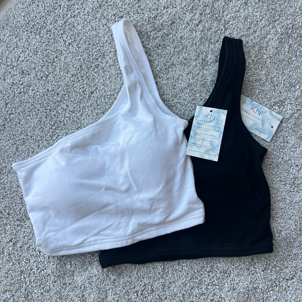 Klassy Network Asymmetrical One Shoulder Crop Top